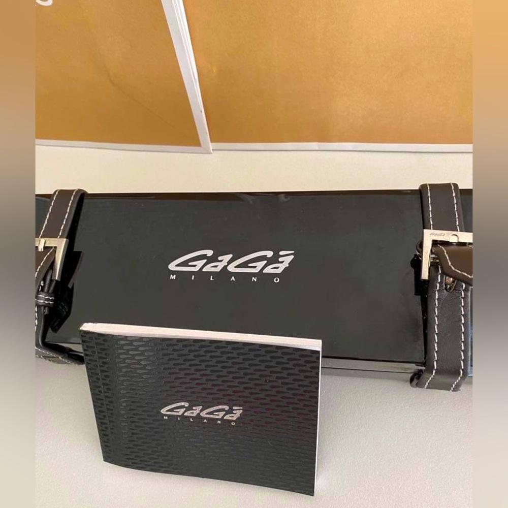 Authentic Gaga Milano rose gold watch